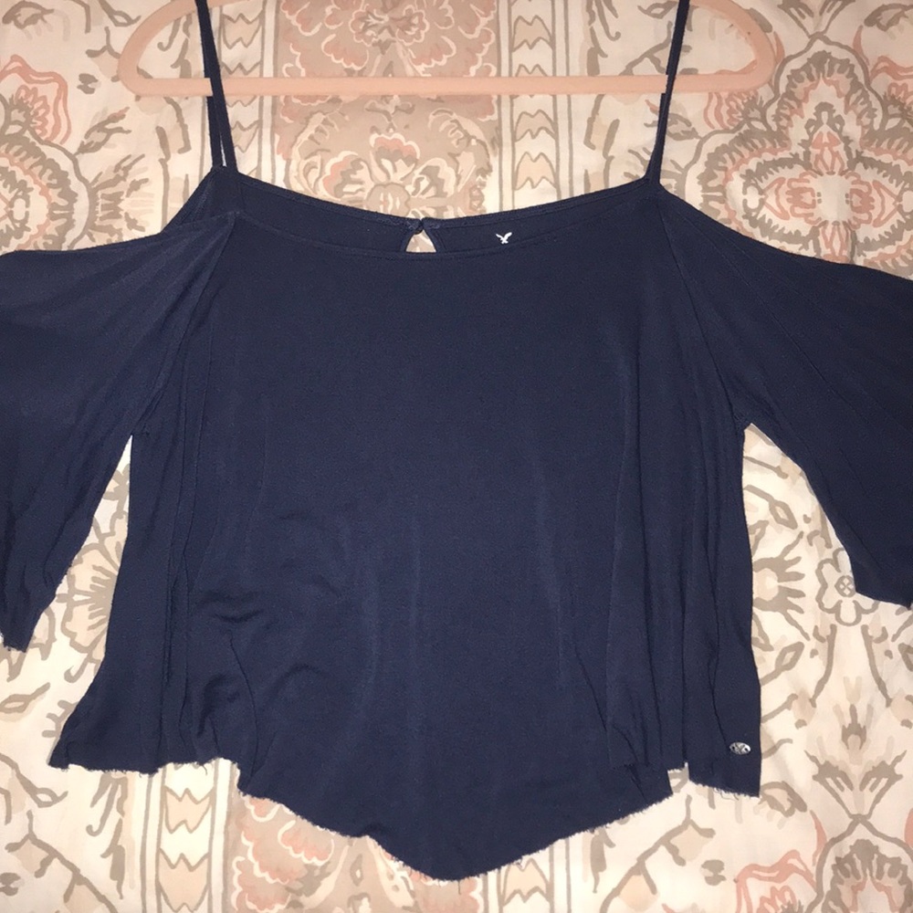 Soft & sexy blue top